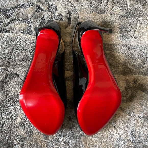 *NEW* LOUBOUTIN / PRIVATE NUMBER 120 / BLACK 39.5 - Picture 6 of 6